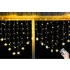BLOOMWIN Luci Catena a Fiocco di Neve, Catena Luminosa USB 2m x 1m 8 Modalità 104 LED Luci Natalizie con Telecomando e Ganci per Natale Finestra Stanza Festa Bianco caldo