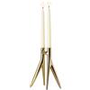 KARTELL CANDELABRO ORO METALLIZZATO, ABBRACCIAIO, 1956/GG