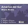 Grupo Erik Editores - Pack 10 mappamondi, 32,4 X 22,5 cm America del Sud Politica e Fisica 32.4 x 22.5 cm