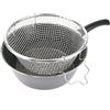 Alluflon Tradizione Italia Friggitrice con Cestello, Alluminio, Nero, 24 cm