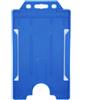 evohold 100 Portabadge blu navy in plastica riciclata rigida verticali Evohold