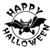 Timbro in legno Happy Halloween