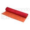 Tessuto Similpelle Scamosciato Rosso Arancio
