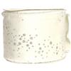 Nastro in Velluto Bianco con Glitter