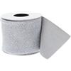 Nastro in Velluto e Glitter argento