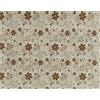 Pannolenci Beige con Fiori e Ghirigori