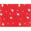 Pannolenci Rosso con Stelle di Natale