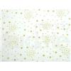 Pannolenci Bianco e Stelle glitter Oro