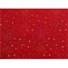 Pannolenci Rosso e Stelle glitter Oro