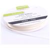 Rotolo di Nastro doppio raso Bianco Antico 3 mm
