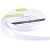 Rotolo di Nastro doppio raso Bianco 9 mm