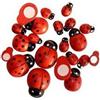 Coccinelle in legno