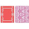 Textured Impressions Scroll Frame & Succulent Set