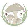 Thinlits Ghirlanda con Funghi