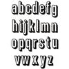 Thinlits Alphanumeric Shadow Lower