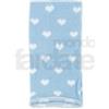 Tubolare a cuori Azzurro e Bianco