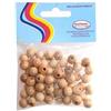 Perle in legno naturale 1 cm