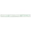 Nastro Cotone Merry Christmas colore Acqua