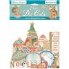 Clear Die cuts Christmas Patchwork