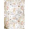 Carta di Riso A4 Romantic Threads Decorazioni