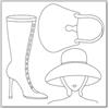 Tovagliolo Silhouette Art Love fashion