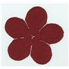 Fiori di carta a 5 petali Rosso