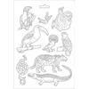 Stampo in plastica flessibile Amazonia animali