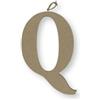 Lettera alfabeto appendibile - Q