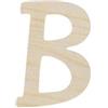 Lettera B in legno cm 6,5