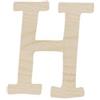 Lettera H in legno cm 6,5