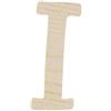 Lettera I in legno cm 6,5