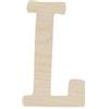 Lettera L in legno cm 6,5