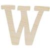 Lettera W in legno cm 6,5