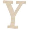 Lettera Y in legno cm 6,5