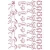 Stencil Romantic Horses cavalli al galoppo