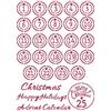 Stencil Christmas Patchwork Avvento