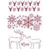 Stencil Winter Tales Love