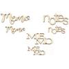 Scritte in legno Memo e Notes