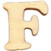 Lettera F in legno 2 cm