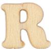 Lettera R in legno 2 cm