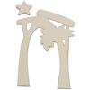 Sagoma in legno Capanna Nativita'