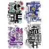 Timbri acrilici Design EFGH Letters
