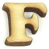 Lettera F Lolly in legno cm 1,5