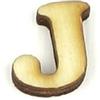 Lettera J Lolly in legno cm 1,5