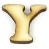 Lettera Y Lolly in legno cm 1,5