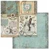 Carta Scrap Voyages Fantastiques bicycle retro'