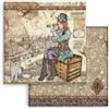 Carta Scrap Lady Vagabond con Gatto