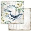 Carta Scrap Romantic Sea Dream Balena