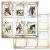 Carta Scrap Romantic Horses cards