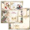 Carta Scrap Romantic Christmas Cartoline Santa Claus